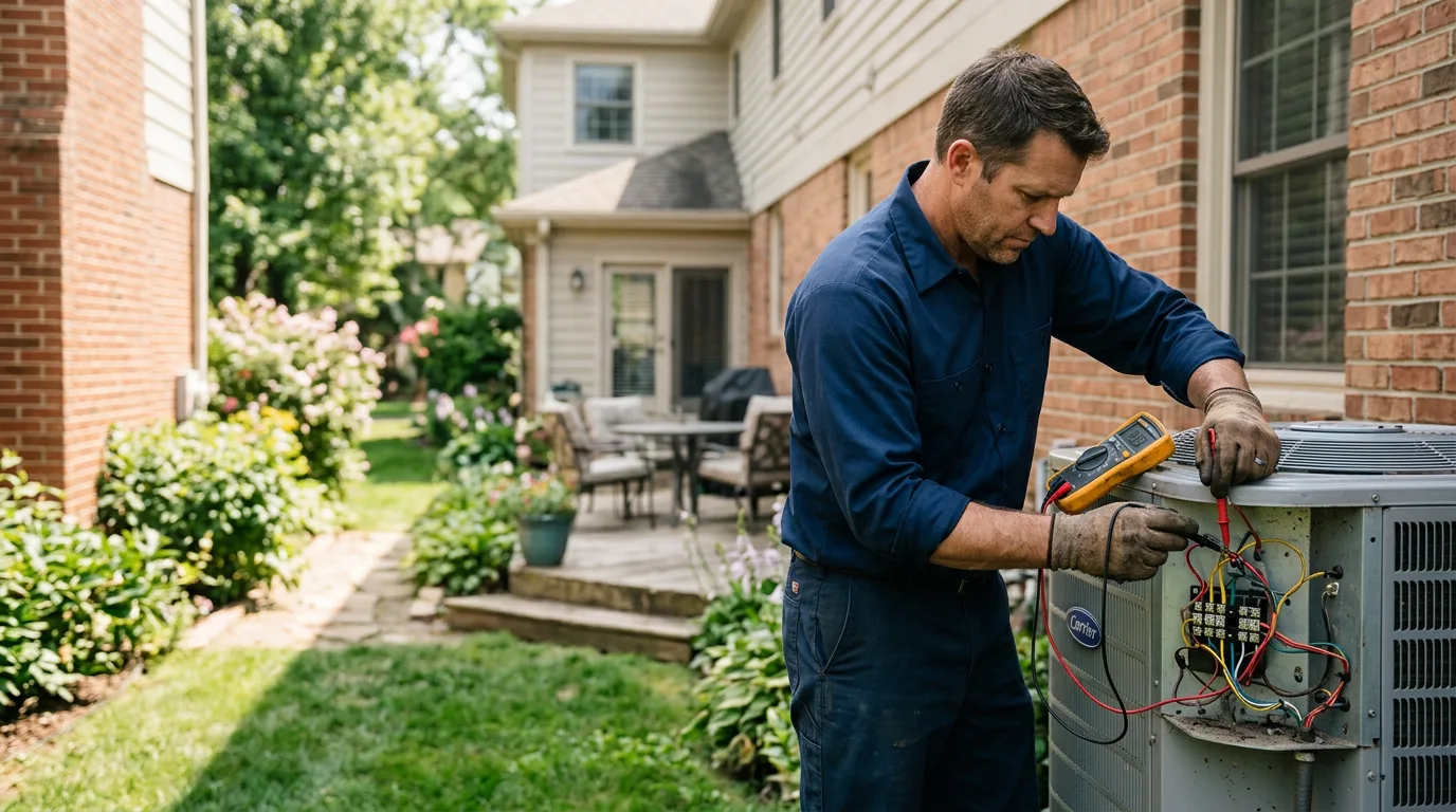 HVAC technician working near Blue Grass, VA